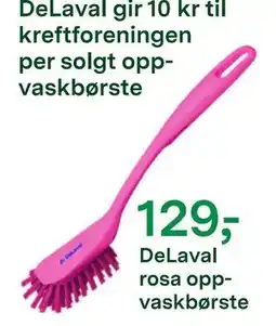 Felleskjøpet DeLaval rosa oppvaskbørste, NOK 129 tilbud
