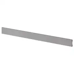 IKEA Bodbyn Sokkelfront, grå, 220x8 cm tilbud
