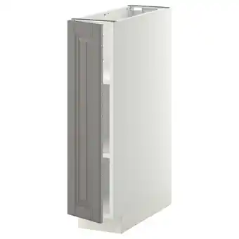 IKEA Metod Benkeskap med hylleplater, hvit/bodbyn grå, 20x60 cm tilbud