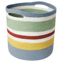 IKEA Strandskata Oppbevaringspose, flettet/flerfarget, 30 cm tilbud