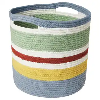 IKEA Strandskata Oppbevaringspose, flettet/flerfarget, 30 cm tilbud