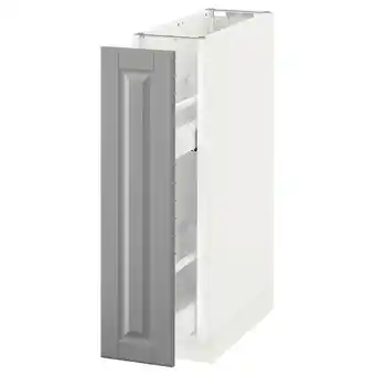 IKEA Metod Benkeskap m utrb innr, hvit/bodbyn grå, 20x60 cm tilbud