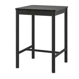 IKEA RÖnninge Barbord, svart, 75x75 cm tilbud