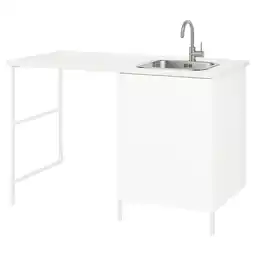 IKEA Enhet Tøyvask, hvit, 139x63.5x90.5 cm tilbud