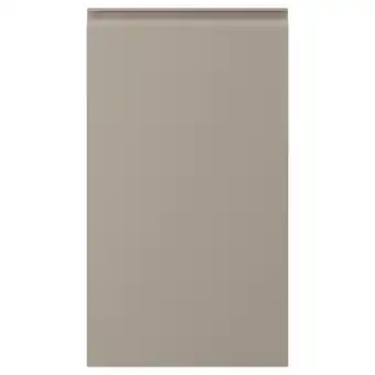IKEA UpplÖv Front for oppvaskmaskin, matt mørk beige, 45x80 cm tilbud