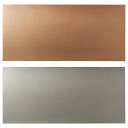 IKEA Lysekil Veggplate, dobbeltsidig børstet kobbermønster/rustfritt stål, 119.6x55 cm tilbud
