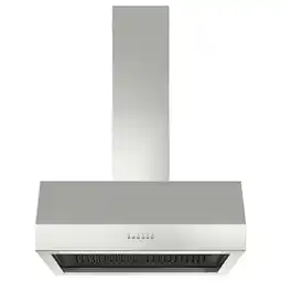 IKEA Uppfriskande Veggmontert ventilator, rustfritt stålfarge, 80 cm tilbud
