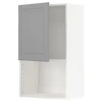 IKEA Metod Overskap for mikrobølgeovn, hvit/bodbyn grå, 60x100 cm tilbud