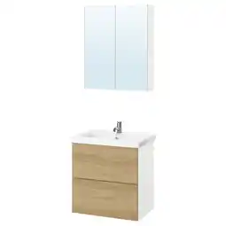 IKEA Enhet Bad, eikemønstret, 64x43x65 cm tilbud
