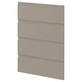 IKEA Metod 4 fronter til oppvaskmaskin, Upplöv matt mørk beige, 60 cm tilbud