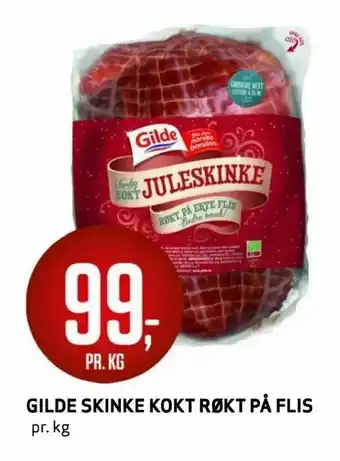 Bunnpris Gilde skinke kokt røkt på flis tilbud