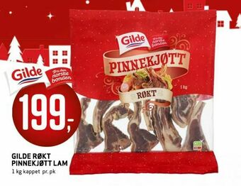Bunnpris Gilde røkt pinnekjøtt lam tilbud