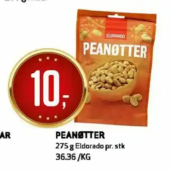 Bunnpris Peanøtter tilbud