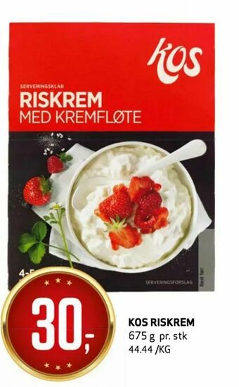 Bunnpris Kos riskrem tilbud