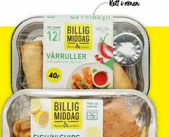 Bunnpris Vårruller m/sweet chili tilbud