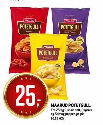 Bunnpris Maarud potetgull tilbud