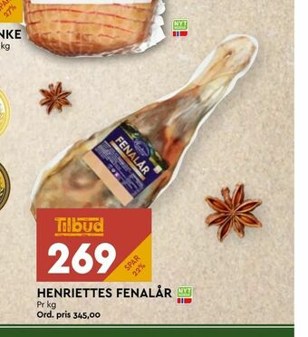 Coop Mega Henriettes fenalår tilbud