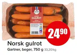 Spar Norsk gulrot tilbud