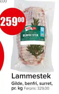 Spar LAMMESTEK tilbud