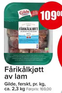 Spar Fårikålkjøtt av lam tilbud