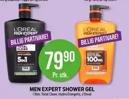Kiwi MEN EXPERT SHOWER GEL, NOK 79.9 tilbud