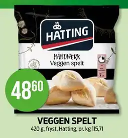 Kiwi VEGGEN SPELT, NOK 48.6 tilbud