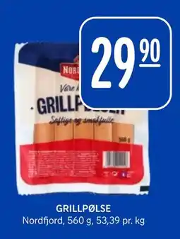 Rema 1000 GRILLPØLSE, NOK 29.9 tilbud