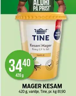 Kiwi MAGER KESAM, NOK 34.4 tilbud