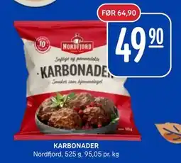 Rema 1000 KARBONADER, NOK 49.9 tilbud