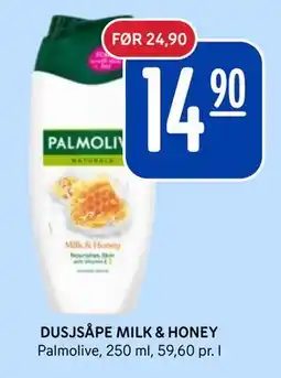 Rema 1000 DUSJSÅPE MILK & HONEY, NOK 14.9 tilbud