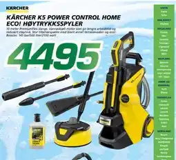 Coop Byggmix KÄRCHER K5 POWER CONTROL HOME ECO! HØYTRYKK SSPYLER, NOK 4495 tilbud