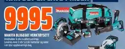 Obs Bygg MAKITA DLX6038T VERKTØYSETT, NOK 9995 tilbud