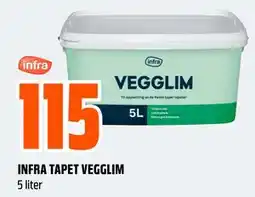 Obs Bygg INFRA TAPET VEGGLIM, NOK 115 tilbud