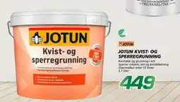 Coop Byggmix JOTUN KVIST- OG, NOK 449 tilbud