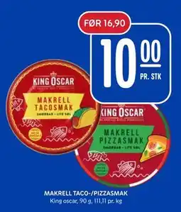 Rema 1000 MAKRELL TACO-/PIZZASMAK, NOK 10 tilbud