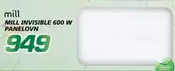 Coop Byggmix MILL INVISIBLE 600 W PANELOVN, NOK 949 tilbud