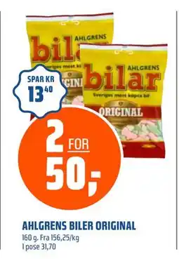 Coop Obs AHLGRENS BILER ORIGINAL, NOK 50 tilbud