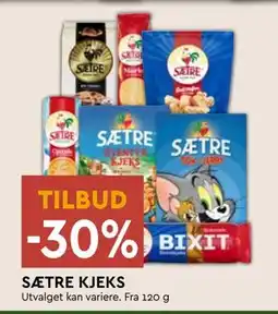 Coop Mega SÆTRE KJEKS tilbud