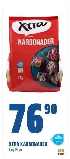 Coop Obs XTRA KARBONADER, NOK 76.9 tilbud