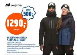 Coop Obs SKOGSTAD BLÅGJELLA 3-LAGS SKALLJAKKE, NOK 1290 tilbud