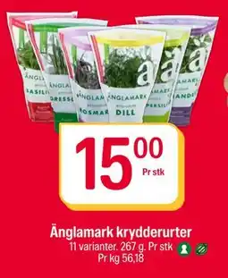 Coop Extra Änglamark krydderurter, NOK 15 tilbud