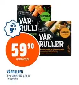 Coop Obs VÅRRULLER, NOK 59.9 tilbud