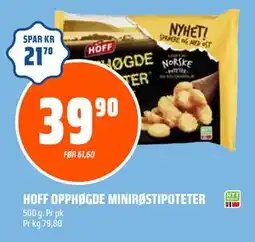 Coop Obs HOFF OPPHØGDE MINIRØSTIPOTETER, NOK 39.9 tilbud