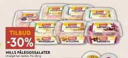 Coop Mega MILLS PÅLEGGSSALATER tilbud