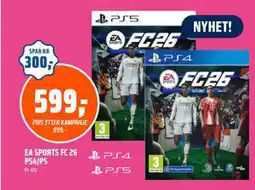 Coop Obs EA SPORTS FC 26 PS4/PS, NOK 599 tilbud