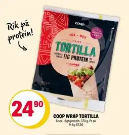 Coop Extra COOP WRAP TORTILLA, NOK 24.9 tilbud