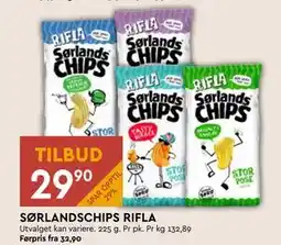 Coop Mega SØRLANDSCHIPS RIFLA, NOK 29.9 tilbud