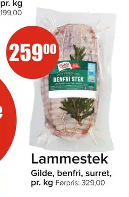 Spar Lammestek, NOK 259 tilbud