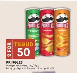 Coop Mega PRINGLES, NOK 50 tilbud