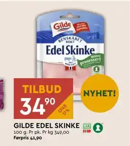 Coop Mega GILDE EDEL SKINKE, NOK 34.9 tilbud